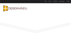 Desktop Screenshot of designvindu.no